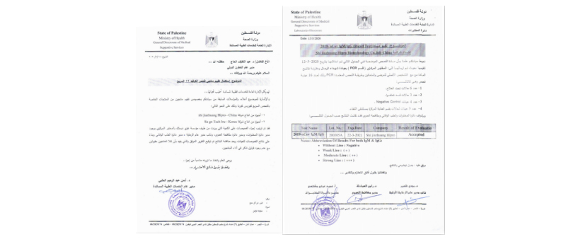  Palestinian Certificate of Registration 